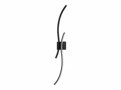 NETTLIFE Aplique LED de pared para interiores - Lámpara de pasillo de 14 W y 100 cm, color , diseño moderno de ondas, 3000 K