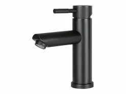 Outlet NETTLIFE Grifo de fregadero Grifo de agua caliente / fría Grifo de alta presión de acero inoxidable Negro
