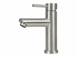 Outlet NETTLIFE Grifo de fregadero Grifo de agua caliente / fría Grifo de alta presión de acero inoxidable Plateado