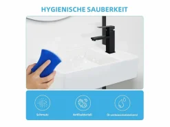 Discount Lavabo de baño Lavabo de encimera Cerámica - Lavabo cuadrado Lavabo