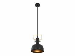 NETTLIFE Lámpara colgante vintage de 1 llama, , retro industrial, bombilla E27, máx. 40W.