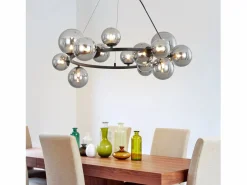 New Lámpara colgante para mesa de comedor - lámpara colgante para salón, lámpara colgante de 14 bombillas G9. Lámpara Suspendida