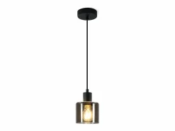 NETTLIFE Lámpara Colgante de Hierro Diam.11cm E27 Max.40w Vintage 1 Bombilla Lámpara de Lámpara Colgante Industrial Retro para Sala de Estar