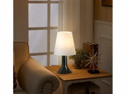 Clearance NETTLIFE Lámpara de mesa para salón, lámpara de noche con cable, juego de 2 lámparas pequeñas E14, lámparas de mesa modernas Negro