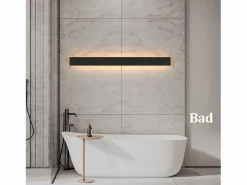 NETTLIFE , lámpara de pared LED para exteriores, 100 cm, , 3000K, IP65, larga, 26W, de villa, en acrílico, para casa, pared, jardines.