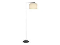 Online Lámpara de pie E27 Lámpara de pie interruptor de pie 166cm pantalla de tela de diseño máx. 40W - sin bombilla Lámpara De Pie