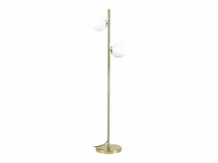 NETTLIFE Lámpara de pie moderna para sala de estar - Lámpara de pie de diseño Lámpara de pie con casquillo E27 con interruptor de pie -166 cm