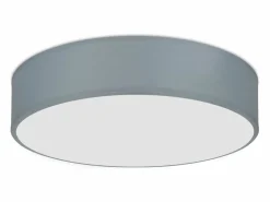 NETTLIFE Lámpara de Techo Redonda Moderna E27 38CM 2 Bombillas Máx.25W con Pantalla de Tela Lámpara de Dormitorio para Salón Pasillo
