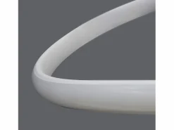 NETTLIFE Lámpara LED para salón, lámparas colgantes, mesa de comedor, blanca, 62W, regulable con mando a distancia Blanco