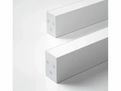New Luz de Techo LED Negra Moderna 107 CM de Largo Regulable con Control Remoto Lámpara de Escritorio Panel de 32 W para Dormitorio Plafón