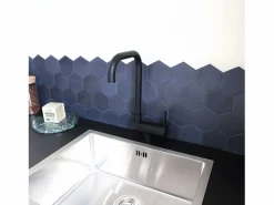 Clearance Essebagno New Oslo mezclador para fregadero abatible Negro