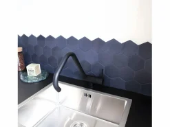 Clearance Essebagno New Oslo mezclador para fregadero abatible Negro