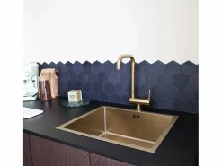 Outlet Essebagno New Oslo mezclador para fregadero abatible oro cepillado Dorado