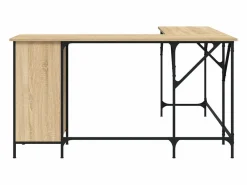 Garden Furniture Nicklas Escritorio madera de ingeniería roble Sonoma 141x141x75 cm