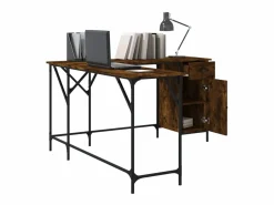 Online Nicklas Escritorio madera de ingeniería roble ahumado 141x141x75 cm Escritorio Rinconero