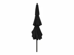 Clearance Nijkerk Sombrilla jardín de 3 niveles con palo de aluminio negro 3,5 m Sombrilla