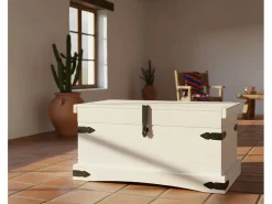 New ebuy24 Nuevo México ancho de pecho 92 cm, alto 45 cm /cera. Blanco