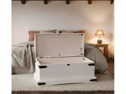 New ebuy24 Nuevo México ancho de pecho 92 cm, alto 45 cm /cera. Blanco
