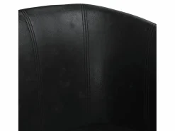 Online Nykøbing Mors Sillón con taburete cuero sintético Sillón Estilo Cabriolet