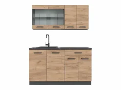 Hot Vicco Сocina versátil oro power roble/antracita 140x46x81.6 r-line Color natural oscuro