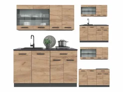 Hot Vicco Сocina versátil oro power roble/antracita 140x46x81.6 r-line Color natural oscuro