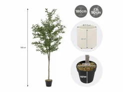 Outlet Olivo artificial Plantas artificiales Árbol artificial Planta artificial en mace Planta Artificial