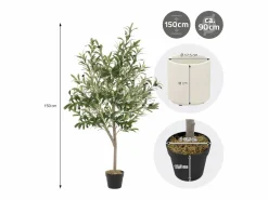 ML-DESIGN Olivo artificial Plantas artificiales Árbol artificial Planta artificial en mace
