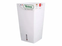 Best Riviera Olla cuadrada de plástico con reserva de agua 52 cm Eva Blanco