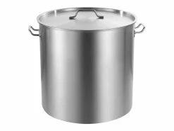 Discount Olla de Acero Inoxidable SucceBuy, 94,6 Litros, con Tapa con Cesta para Cocinar Plateado