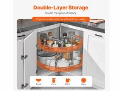 Organizador de Esquina SucceBuy en Forma de L, 71 cm, Transforme el Espacio de Almacenamiento de la Cocina