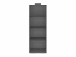 Hot Organizadores de armario colgantes 2 uds con 4 estantes tela ES663131 Gris