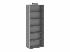 Discount Organizadores de armario colgantes 2 uds con 6 estantes tela ES773802 Gris