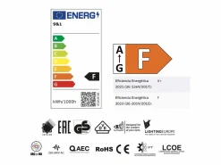 7H SEVENON ORION91 Pack x 6 unidades 9&1 Bombilla LED E27 Mazorca 9W Cálido 806lm 3000K 25000h Nine&One Premium