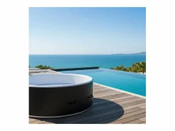 Sale Ospazia Spa hinchable redondo de 6 plazas en Dropstitch - - Diámetro: 200 cm - Filtro y funda incluidos Spa Hinchable