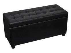 Online Otomana de almacenamiento de cuero artificial Banco Y Pie De Cama|Banco Y Pie De Cama