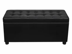 Online Otomana de almacenamiento de cuero artificial Banco Y Pie De Cama|Banco Y Pie De Cama