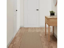 Clearance Overijse Alfombra de pasillo con aspecto de sisal color arena 50x150 cm Alfombra De Pasillo