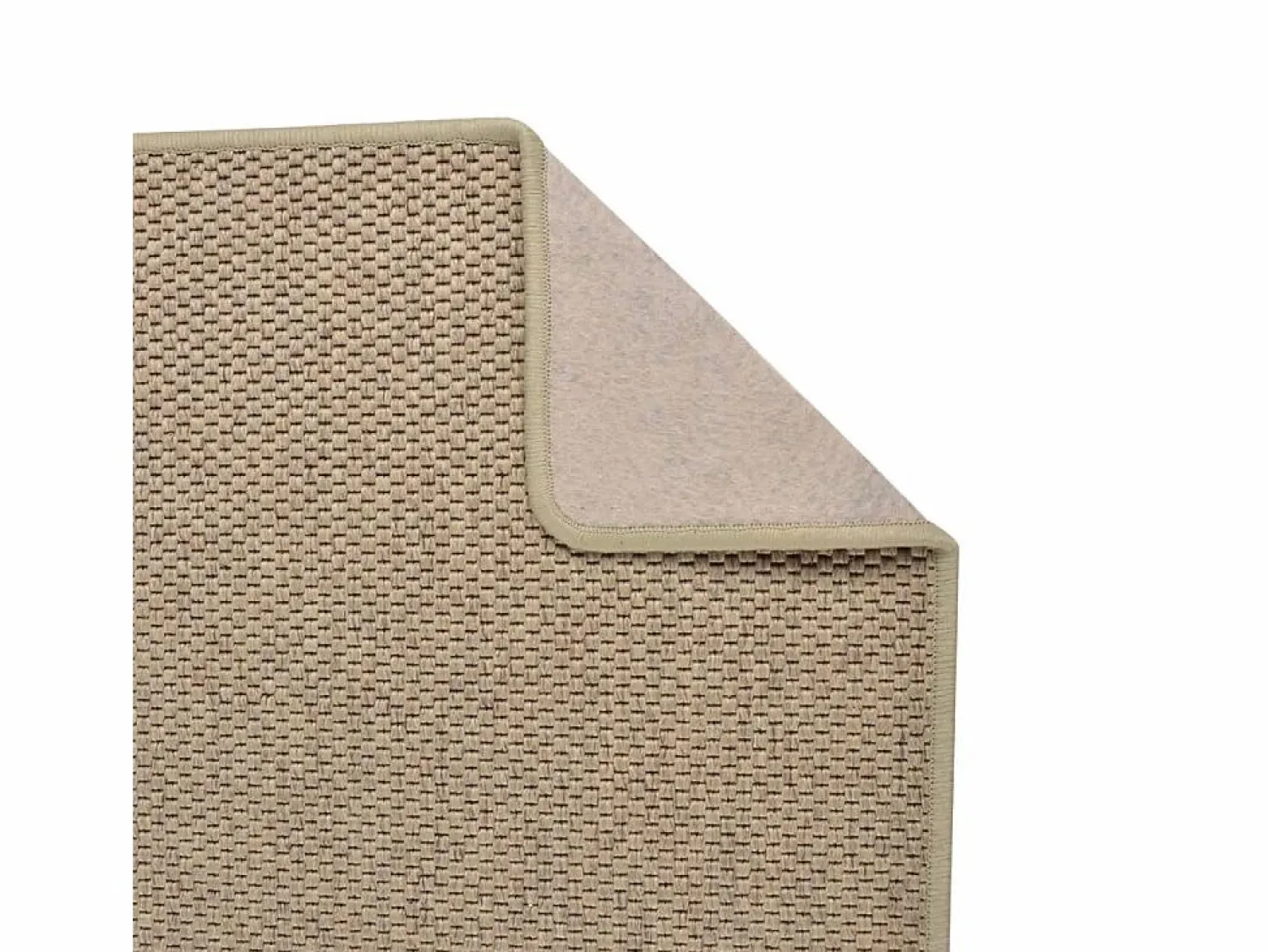 Clearance Overijse Alfombra de pasillo con aspecto de sisal color arena 50x150 cm Alfombra De Pasillo