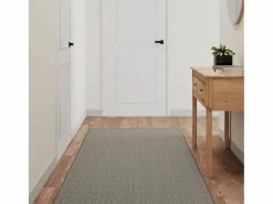 Sale Garden Furniture Overijse Alfombra de pasillo con aspecto de sisal plateada 80x150 cm Plateado