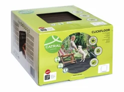Pack 9 baldosas clickfloor pizarra lop 30x30cm antracita 30 X 30CM Terraza