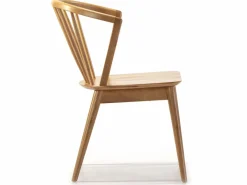 New VS Venta-stock Pack 2 sillas Mura Color Roble, Madera Maciza, 55 x 58,5 x 84 cm Color natural claro