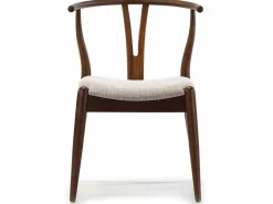 VS Venta-stock Pack 2 sillas Rustic Color Nogal, Madera Maciza, 55 x 54,5 x 76 cm