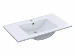 Clearance Pack baño brillo: mueble + espejo + lavabo cerámico + col. auxiliar Conjunto De Baño