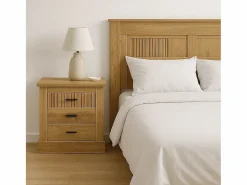 Hot Pack Cabecero de 110 x 120 cm + 1 Mesita de Noche de 3 Cajones | Dormitorio Completo Infantil | Color Mauvella Rayas – Meyvaser Muebles Niño