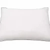 New Pack de 2 almohadas de plumón consistencia ligera blanco 70x60 cm Almohada