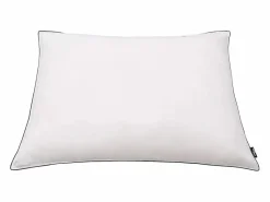 New Pack de 2 almohadas de plumón consistencia ligera blanco 70x60 cm Almohada