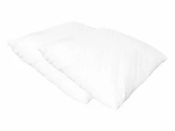 New vidaxl Pack de 2 almohadas Scala espuma viscoelástica blanco 14x80x80 cm