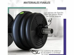 Hot Pack de 2 mancuernas Go 20kg 2 en 1 Aparato De Musculación