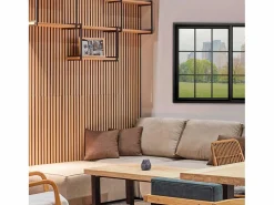 Sale ADEC Pack de 2 paneles acústicos Pet Acustic Sound roble Nordish/negro 120x60 cm Color natural oscuro