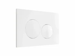 Sale Pack de inodoro flotante brillante con soporte y placa de accionamiento, JAVOINE Inodoro Suspendido